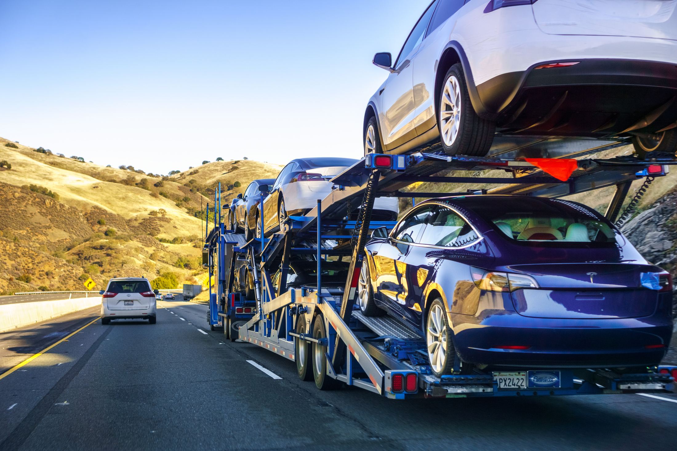 Open car transport